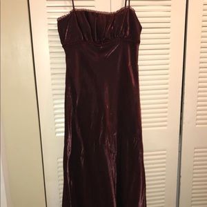 Bridesmaids Gown Burgundy Wine